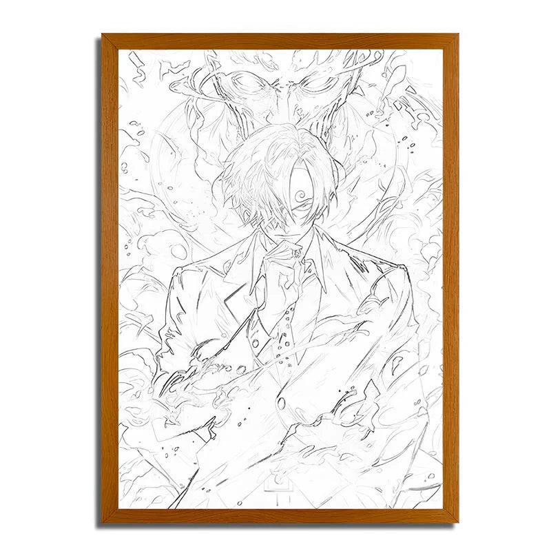 Sanji Elegance LED Art (ONE PIECE)